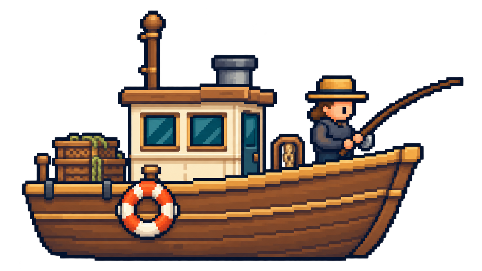 Common boat in the demo
